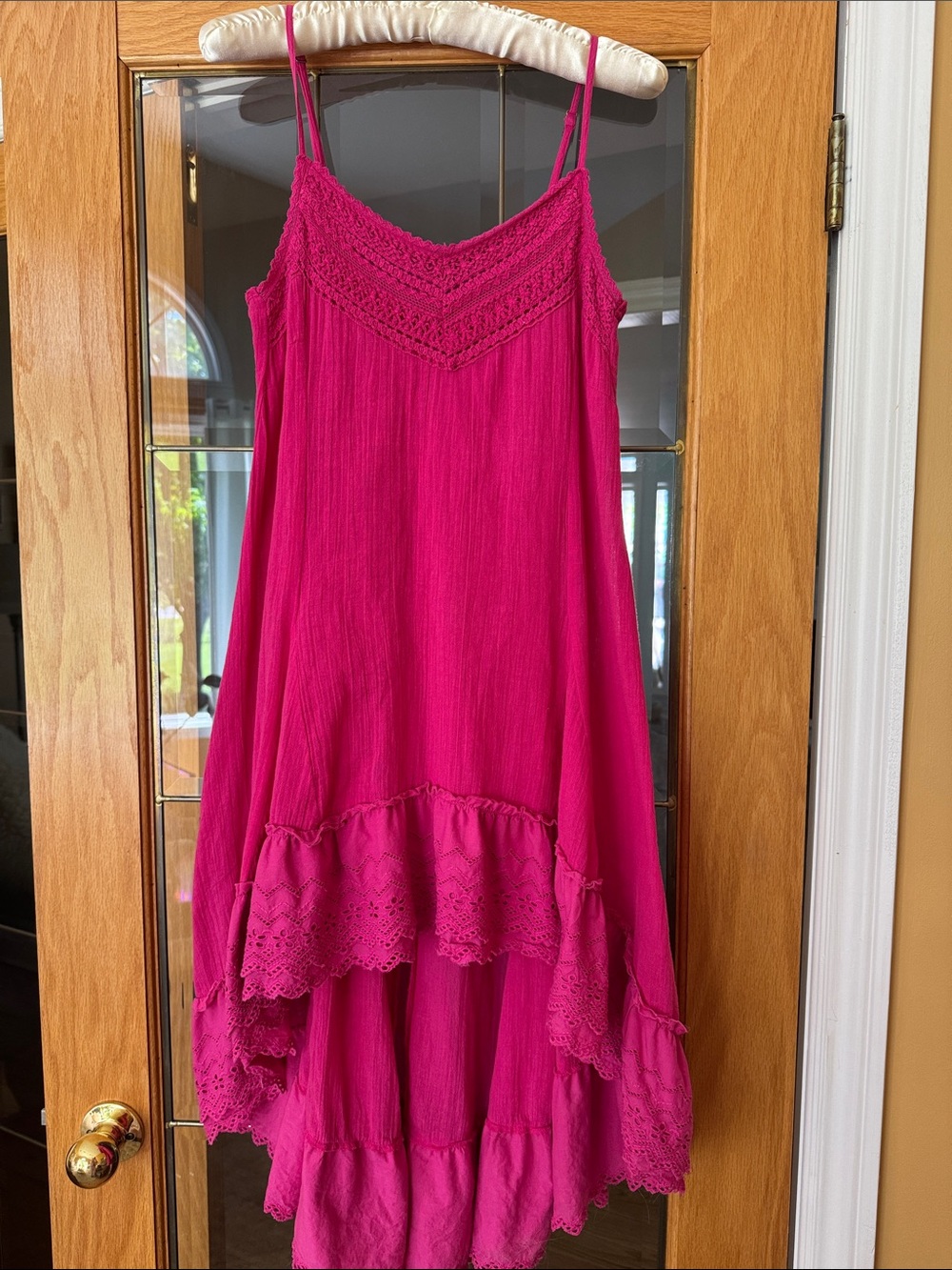 Billabong Fuchsia Pink High-Low Sundress